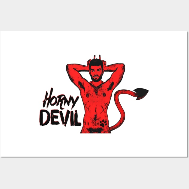 Horny Devil (Cropped Version) Wall Art by JasonLloyd